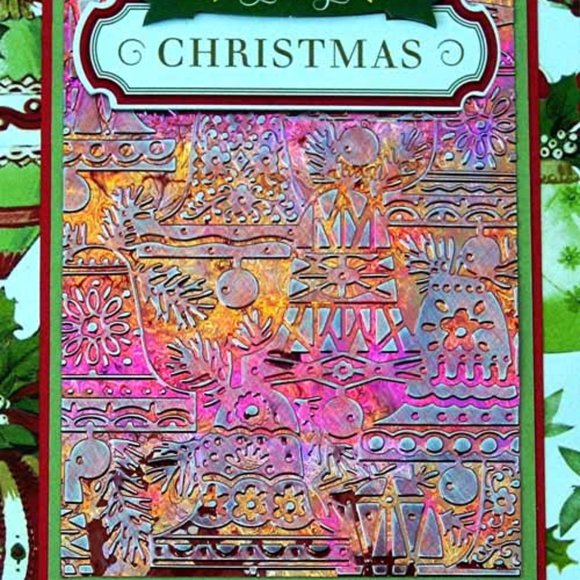 Cuttlebug Anna Griffin SWEDISH BELLS Embossing folder & border set - Picture 2 of 5